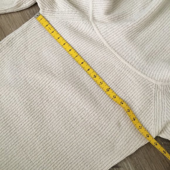 Casual Cream Cowl Neck Knit Sweater - Picture 6 of 14